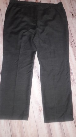 Фирменные шерстяные штаны графитового цвета от датского бренда Brandtex,размер 5. . фото 3