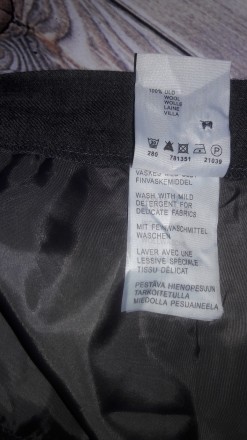 Фирменные шерстяные штаны графитового цвета от датского бренда Brandtex,размер 5. . фото 6