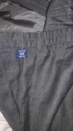 Фирменные шерстяные штаны графитового цвета от датского бренда Brandtex,размер 5. . фото 5