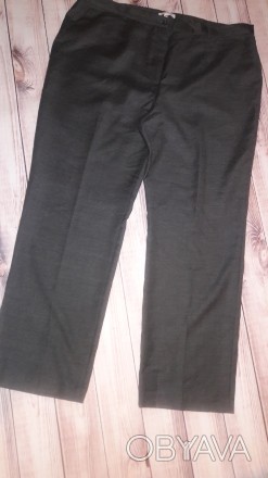 Фирменные шерстяные штаны графитового цвета от датского бренда Brandtex,размер 5. . фото 1