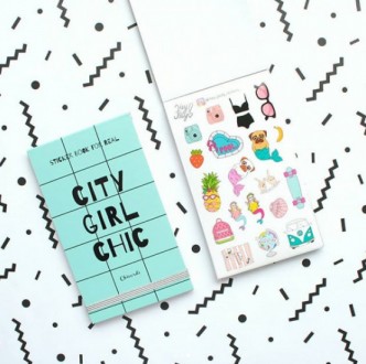 Книга с наклейками Sticker Book City Girl Chic (123194)
Эти наклейки созданы спе. . фото 3