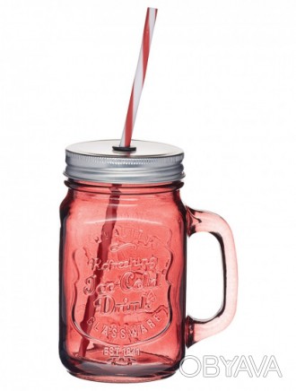 Чашка стеклянная с крышкой и трубочкой Красная
Практичная и стильная чашка, идеа. . фото 1
