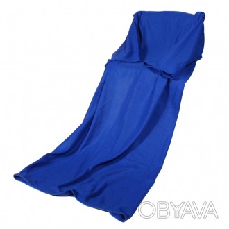 Плед флисовый с рукавами 130х150 см., синий (122387)
Мягкий флисовый плед согрее. . фото 1
