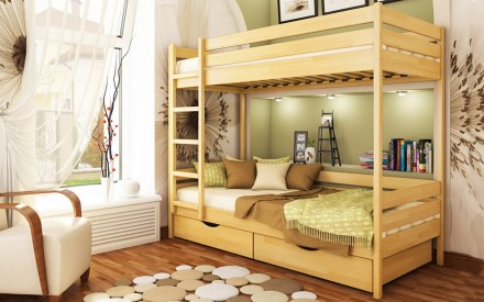 Кровать  с ящиками – стильная кровать для малышей и подростков от фабрики Венгер. . фото 2