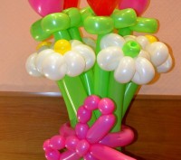 Цветы из воздушных шаров 
Сделайте незабываемым Ваш праздник 
Цветы от 8 грн 
. . фото 3