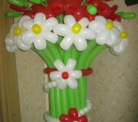 Цветы из воздушных шаров 
Сделайте незабываемым Ваш праздник 
Цветы от 8 грн 
. . фото 5