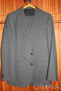Продам мужской шерстяной костюм двойку (пиджак+брюки). Р.48, на рост 176 см.Цвет. . фото 2