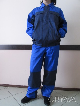 Демисезонный костюм рабочий состоит из куртки на резинке и брюк прямого покроя. . . фото 1