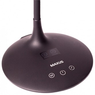 Настольная лампа Maxus 1-MAX-DKL-002-05 безопасна для зрения, позволяет плавно у. . фото 9