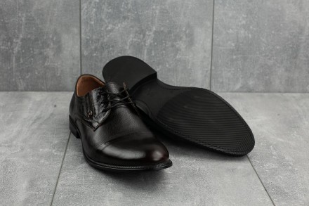 Мужские кожаные туфли.
Классическая модель, идеальный круглый длинный носок, дек. . фото 6