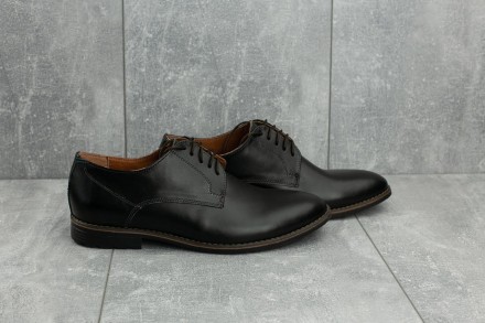Мужские кожаные туфли.
Классическая модель, идеальный круглый носок, изящная шну. . фото 4