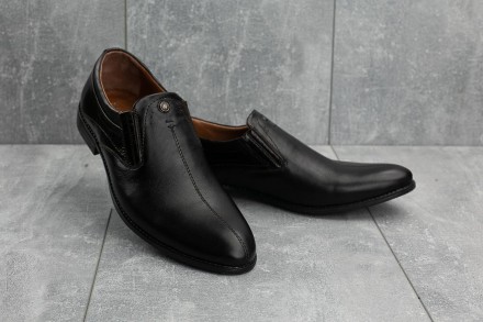 Мужские кожаные туфли.
Классическая модель, идеальный круглый длинный носок, дек. . фото 2