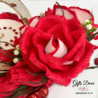 Подарок из конфет для любимой с розами "ОСИРИЯ"
❤️ Как выразить без слов свою л. . фото 5