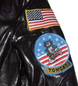 Продам коммерческий вариант легкой куртки пилота F-14 Tomcat, состояние по фото.. . фото 7