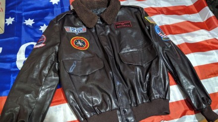 Продам коммерческий вариант легкой куртки пилота F-14 Tomcat, состояние по фото.. . фото 10
