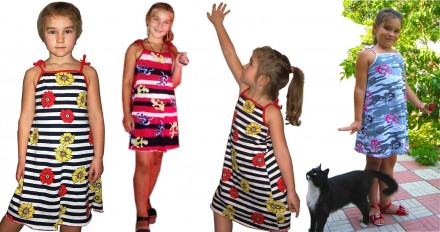 Детские трикотажные платья оптом и в розницу
Сарафан Даша
 
Размер 38 (возрас. . фото 3