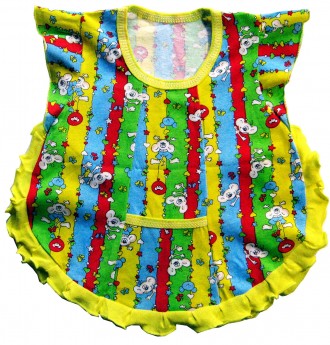 Детские трикотажные платья оптом и в розницу
 Детское трикотажное платье "Карман. . фото 4