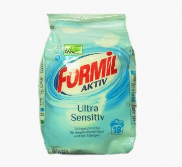 ORMIL Aktiv Ultra Sensitive стиральный порошок (1,215 кг - 18 стирок)Тип прання	. . фото 4