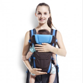 Слинг рюкзак кенгуру SUNROZ BP-14 Baby Carrier для переноски малышей в возрасте . . фото 4