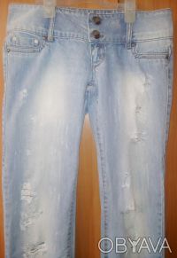 Модные, очень оригинальные джинсы FRJ в идеальном состоянии (практически новые),. . фото 9