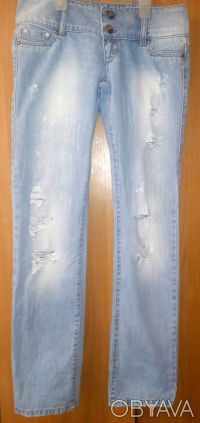 Модные, очень оригинальные джинсы FRJ в идеальном состоянии (практически новые),. . фото 3