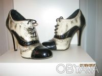 продаю женские комбинированные туфли на шнуровке фирмы ALDO 36 разм в отличном с. . фото 3