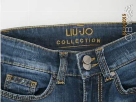 женские джинсы LIU JO COLLECTION темно синего цвета, размер 25, б/у в отличном с. . фото 1