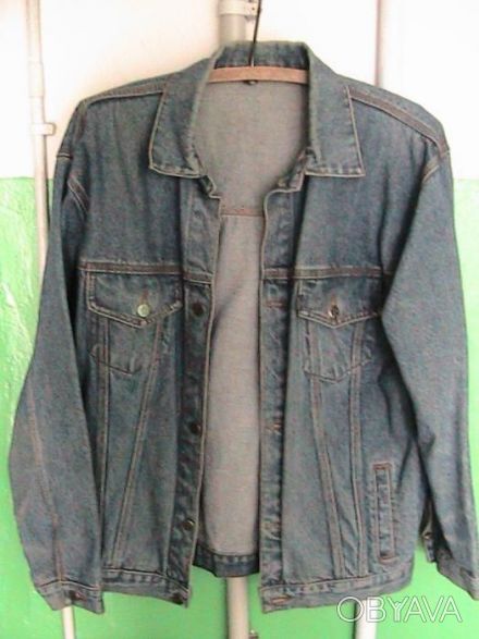 1.Куртка джинсовая От воротнка к низу - 70 см, от плеча к плечу - 54 см, рукова . . фото 1