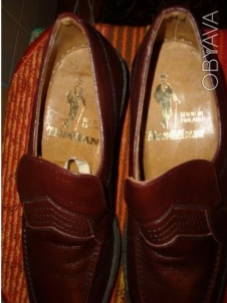 туфли мужские Финляндия размер 41,новые,цвет тёмно-коричневый. . фото 1