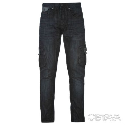Crafted Slim Cargo
 >Mens Jeans 
 >Slim Fit
 >Crafted Branding
 >100% Cotton. . фото 1