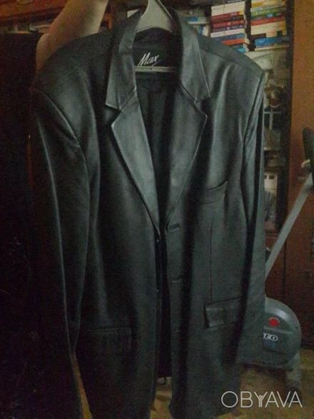 Пиджак кожаный мужской Max, новый, разм. 54-56, производства США. Мягкая кожа, о. . фото 1