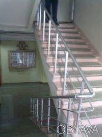 Алюминиевые лестничные ограждения.Балконные алюминиевые ограждения.Не ржавеют,не. . фото 3