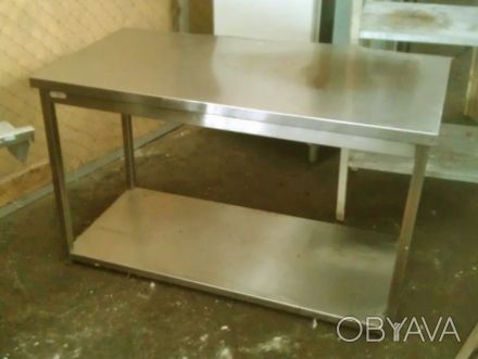 Продам бу производственный стол из нержавеющей стали для кафе, баров, ресторанов. . фото 1
