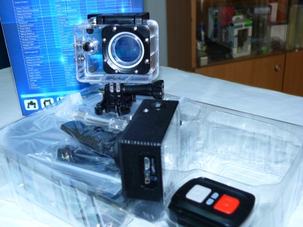 Экшен камера V60S RF 4K, WiFi, вес 60 гр, 2 дюйма ЖК-дисплей , 320 х 240 пикселе. . фото 4