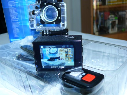 Экшен камера V60S RF 4K, WiFi, вес 60 гр, 2 дюйма ЖК-дисплей , 320 х 240 пикселе. . фото 10