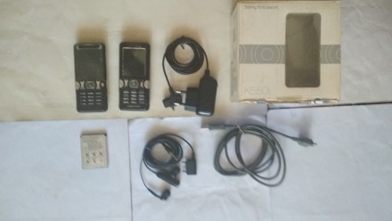 Продам два Sony Ericsson K550i на запчасти или восстановление. наушники, зарядка. . фото 10