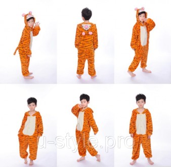 
Супер теплая и мягкая пижама Кигуруми - Тигра!
Материал: Фланель - хлопчатобума. . фото 2