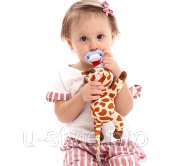 
Соска-пустышка для младенцев с мягкой игрушкой-держателем!
 
	
	Забавная игрушк. . фото 3