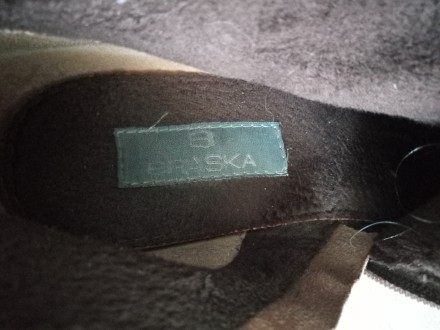 Продаються чоботи жіночі весна-осінь фірми BRASKA (замшеві, колір-шоколадний, ро. . фото 5