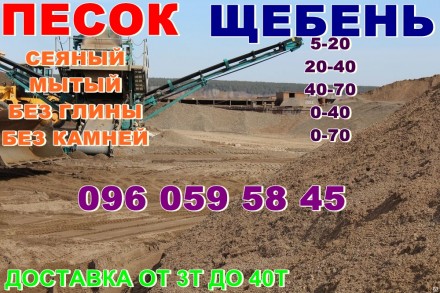 Реализуем сыпучие материалы в Одессе : песок щебень , отсев щебня.
Песок строит. . фото 3