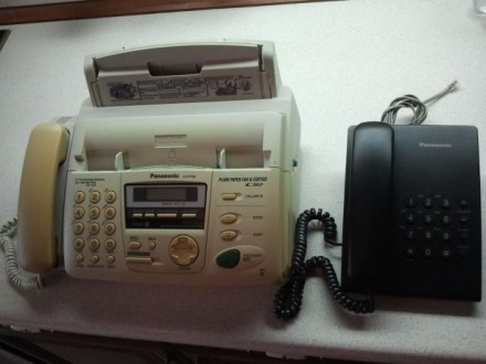 Телефон-факс Panasonic KX-FP155 и телефон Panasonic KX-TS2350UAB все за 170 грн
. . фото 2