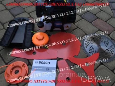 Мощная бензокоса Bosch GTR 52 гарантия 1 год! 
5 ножей + 2 катушки
Мотокоса Bosc. . фото 1