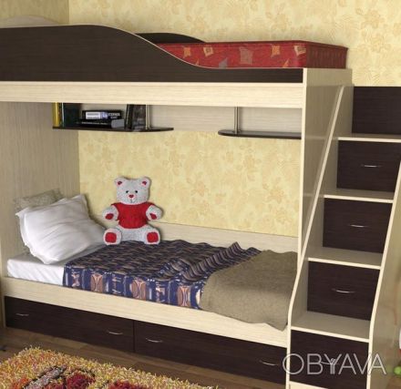 Мебель для детской комнаты под заказ  
-Кровати
-Шкафы
-Столы
-Выбор матрасо. . фото 1