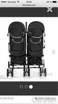 Hauck Torro Duo - коляска для двойни или погодок. Для деток с рождения до 3-х ле. . фото 3