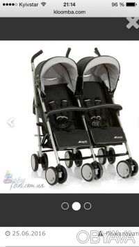 Hauck Torro Duo - коляска для двойни или погодок. Для деток с рождения до 3-х ле. . фото 2