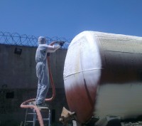 Теплоизоляция цистерн.резервуаров с водой эффективным.безшовным   способом. . фото 3