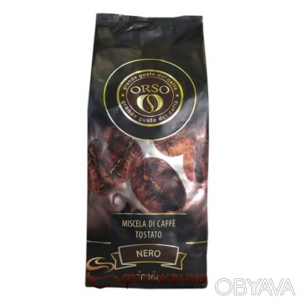 ORSO NERO
кофе в зернах, 1 кг

робуста: 80% (Уганда, Индия)
арабика: 20% (Бр. . фото 1