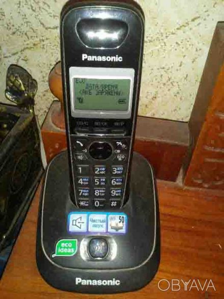 В связи с переездом срочно продам радиотелефон Panasonic в хорошем состоянии,был. . фото 1