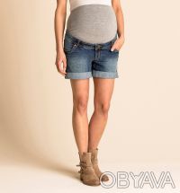 Шорты джинсовые для будущих мам, Yessica (C&A).  Размер 44 немецкий (наш примерн. . фото 2
