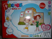 Продам новый игрушечный набор Доктор.Ваш малыш будут маленьким доктором.Все игру. . фото 5